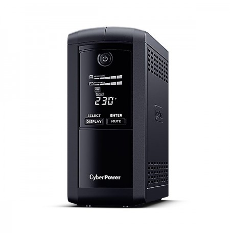 CyberPower VP1000EILCD uninterruptible power supply (UPS) Line-Interactive 1 kVA 550 W 6 AC outlet(s)