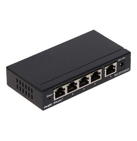 Ruijie Reyee RG-ES105GD | Switch | 5x RJ45 1000Mbps, unmanaged, desktop