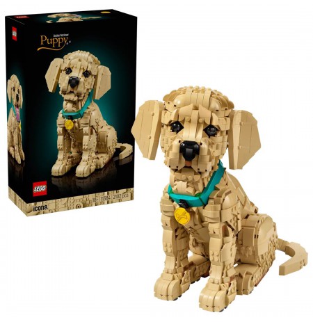 LEGO ICONS 11384 Golden Retriever Puppy