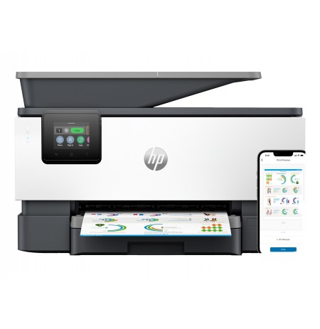 HP OfficeJet Pro 9120b Wireless All-in-One Color Printer, Two-sided printing, Copier, Scanner