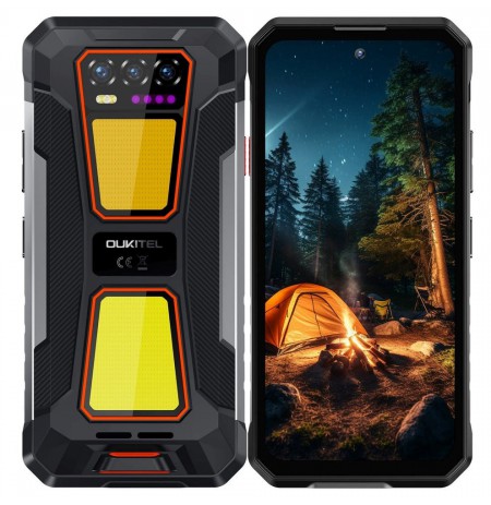 Oukitel WP58 Pro 6,7" Smartphone Dual SIM Android 15 5G USB Type-C 8 GB 512 GB 10000 mAh Black, Orange