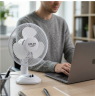 Adler | AD 7302 | Desk Fan | White | Diameter 23 cm | Number of speeds 2 | Oscillation | 60 W | No