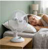 Adler | AD 7302 | Desk Fan | White | Diameter 23 cm | Number of speeds 2 | Oscillation | 60 W | No