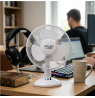 Adler | AD 7302 | Desk Fan | White | Diameter 23 cm | Number of speeds 2 | Oscillation | 60 W | No