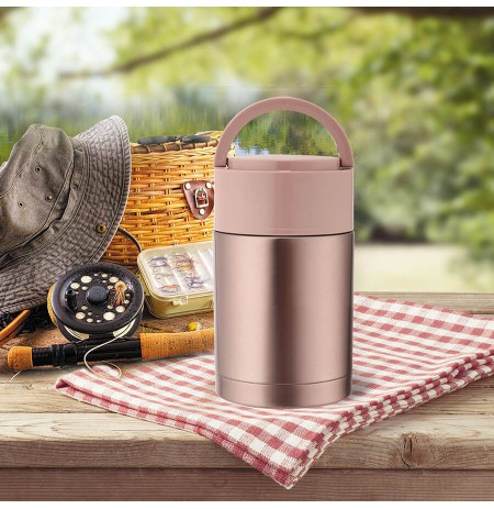 Dinner thermos Maestro MR-1636-60 600 ml, pink