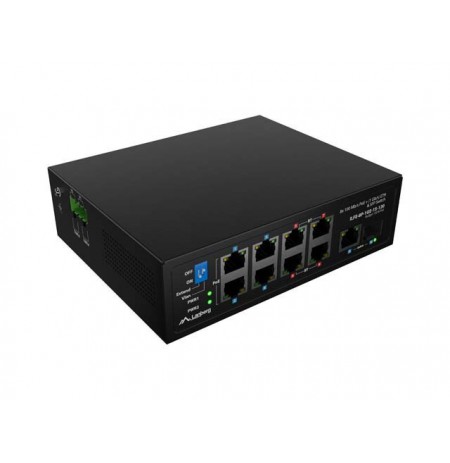 SWITCH LANBERG LIGHT INDUSTRIAL POE 4XBT 4XAT SFP+ETH DIN FAST ETHERNET