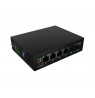 LANBERG Switch POE 1xBT 3xAT 2xSFP DIN