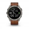 Garmin Fenix 8 3.56 cm (1.4") AMOLED 51 mm Digital 454 x 454 pixels Touchscreen Titanium Wi-Fi GPS (satellite)