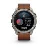 Garmin Fenix 8 3.56 cm (1.4") AMOLED 51 mm Digital 454 x 454 pixels Touchscreen Titanium Wi-Fi GPS (satellite)