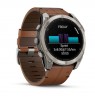 Garmin Fenix 8 3.56 cm (1.4") AMOLED 51 mm Digital 454 x 454 pixels Touchscreen Titanium Wi-Fi GPS (satellite)