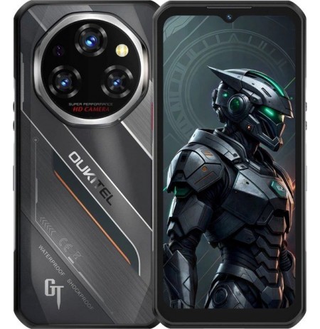 Oukitel WP62 6,58" Smartphone Dual SIM Android 15 5G USB Type-C 8 GB 256 GB 11000 mAh Black