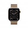Apple Watch Series 11 GPS + Cellular 42mm Gold Titanium Case with Gold Milanese Loop