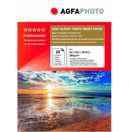 Agfaphoto photo paper A4 Professional High Glossy 260g 20 sheets