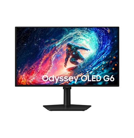 Samsung Odyssey OLED G6 G61SH | 27 " | OLED | QHD | 16:9 | 240 Hz | 0.03 ms | 2560 x 1440 pixels | 200 cd