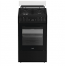 Whirlpool Cooker | W5G8LMSWTB | Hob type Gas | Oven type Electric | Black | Width 50 cm | Depth 60 cm | 60 L