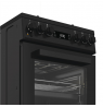 Whirlpool Cooker | W5G8LMSWTB | Hob type Gas | Oven type Electric | Black | Width 50 cm | Depth 60 cm | 60 L