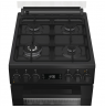 Whirlpool Cooker | W5G8LMSWTB | Hob type Gas | Oven type Electric | Black | Width 50 cm | Depth 60 cm | 60 L