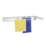 Leifheit 83100 laundry drying rack/line Wall-mounted rack White