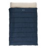 Outwell Contour Lux Deep Blue | Sleeping Bag | 220 x 145 cm | Temperature -22 to 12 °C | Both Side Zipper