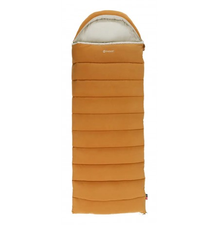 Outwell 230506 sleeping bag Adult Semi-rectangular sleeping bag Cotton, Nylon, Polyester, Recycled polyester Yellow