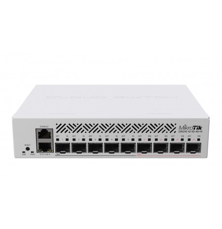 MIKROTIK RouterBOARD Cloud Router Switch CRS310-1G-5S-4S+IN + L5 (800MHz, 256MB RAM, 1x GLAN, 5x SFP, 4x SFP+) desktop