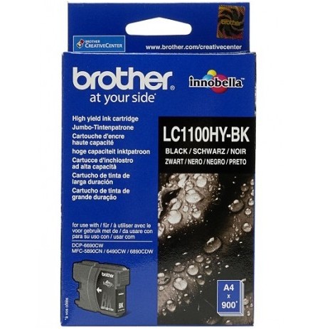 BROTHER LC-1100HYBK TONER HIGH BLK 900P