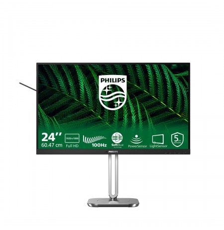 Philips 5000 series 24B2G5200/00 computer monitor 60.5 cm (23.8") 1920 x 1080 pixels Full HD LCD Anthracite