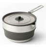Sea To Summit Detour Pot 1.8 L Grey, Stainless steel