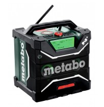 METABO. RC CONSTRUCTION SITE RADIO 12-18 BT DAB+ CARCASS WITH CHARGER