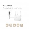 TP-Link TL-PA7017P KIT AV1000 Gigabit Passthrough Powerline Starter Kit Ethernet Adapterių rinkinys