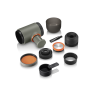 WACACO MINIPRESSO GRAY OLIVE nešiojamas espresso aparatas maltai kavai GR2, pilka alyvuogių