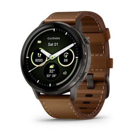 Garmin Venu 4 3.56 cm (1.4") AMOLED 45 mm Digital 454 x 454 pixels Touchscreen Black Wi-Fi GPS (satellite)