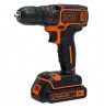 Black and Decker BDCDC18-QW drill 650 RPM Black, Orange