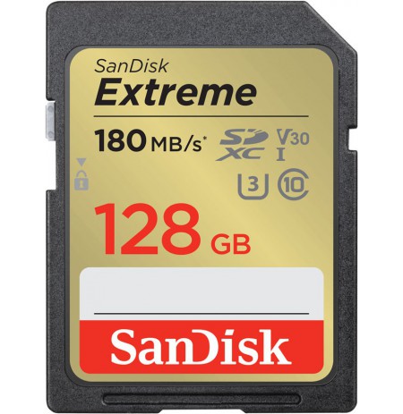 Sandisk memory card SDXC 128GB Extreme