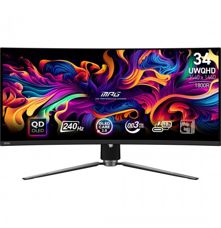 MSI Monitor 34" MPG 341CQPX QD-OLED UWQHD 240Hz