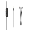 DH320 laidinės žaidimų ausinės DELTACO GAMING, iš odos, 3.5mm jungtis, garsumo ir nutildymo mikrofono valdikliai / GAM-190 