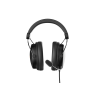 DH320 laidinės žaidimų ausinės DELTACO GAMING, iš odos, 3.5mm jungtis, garsumo ir nutildymo mikrofono valdikliai / GAM-190 