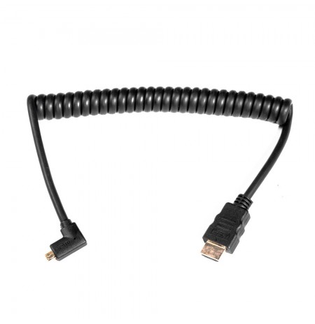 Caruba HDMI MicroHDMI Spring Wire Angled