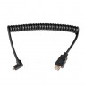 Caruba HDMI MicroHDMI Spring Wire Angled