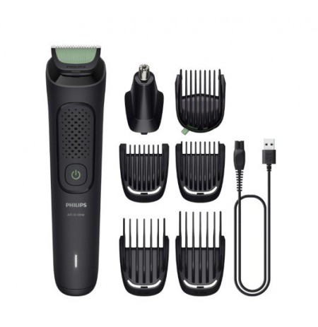 Philips All-in-One 3000 Series MG3930/15 Plaukų kirpimo mašinėlė, Juoda