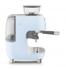 Smeg EGF03PBEU Espressomaschine, Kaffeevollautomat 50s Style, pastellblau