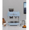 Smeg EGF03PBEU Espressomaschine, Kaffeevollautomat 50s Style, pastellblau