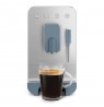 Smeg Espressomaschine BCC12SBMEU, Dampfd?se, Mahlwerk, Thermoblock, 1.4L Tank