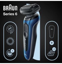 Braun Series 6 61-B1500s Foil shaver Trimmer Blue