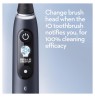 Oral-B iO 80363731 electric toothbrush Adult Rotating-oscillating toothbrush Black, Silver
