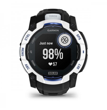Garmin Instinct 2.79 cm (1.1") MIP 50 mm Digital 176 x 176 pixels Touchscreen Black, White GPS (satellite)