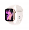 Apple Watch Series 11 GPS + Cellular 42mm Rose Gold Aluminium Case with Light Blush Sport Band - S/M