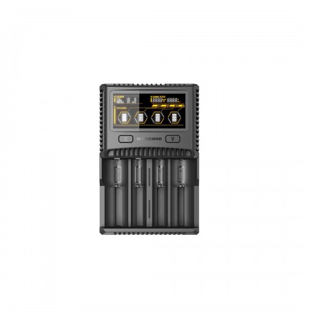 Nitecore NC-SC4 SC4 4-Schacht Profi-Lader f. Li-Ion, NiMH, NiCd Akkus