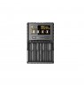 Nitecore NC-SC4 SC4 4-Schacht Profi-Lader f. Li-Ion, NiMH, NiCd Akkus