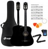 SUPRIMO CGS1 BK - classical guitar 4/4, black